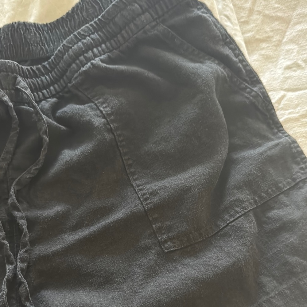 Women's Black Casual Shorts - Picture 3 of 4